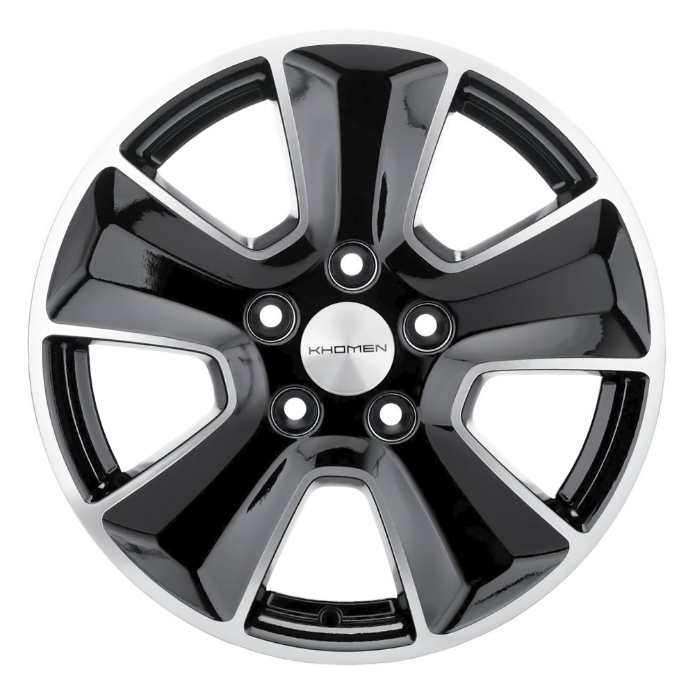 Диск литой 6,5*16 5*114,3 ET50 66,1 Ё-wheels KHW1601 Black-FP