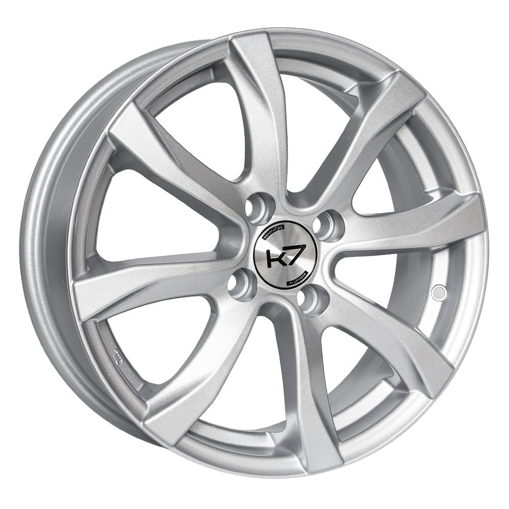 Диск литой 6*15 4*114,3 ET45 D67,1 k7 K-110 Серебро S