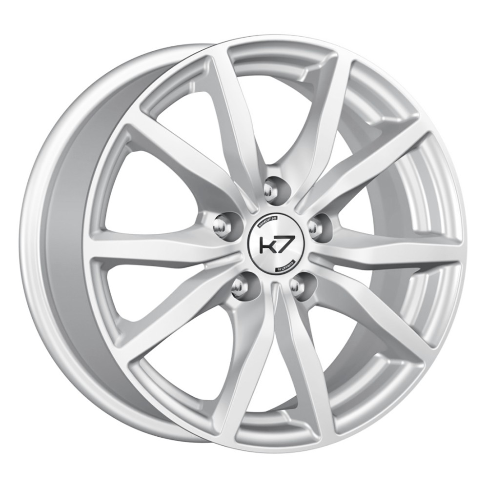 Диск литой 6,5*15 5*114,3 ET40 D66,1 k7 K-57 Серебро