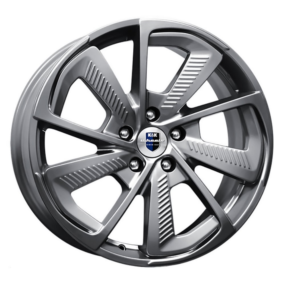 Диск литой 8,0*18 5*114,3 ET50 D67,1 КиК C.T.G. дарк платинум