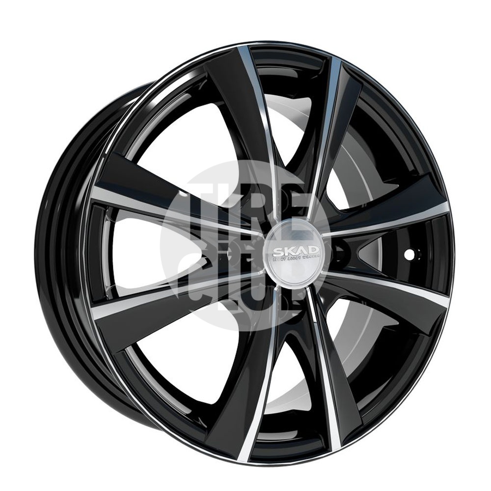 Диск литой 5,5*14 4*100 ET43 60,1 СКАД Мальта Алмаз