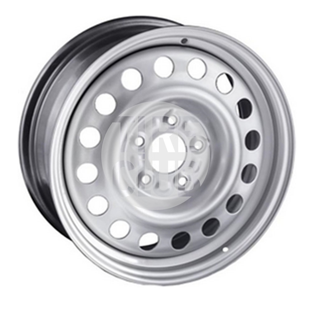 Диск штампованный 6,0*15 4*114,3 ET49 56,6 TREBL 7970 Silver