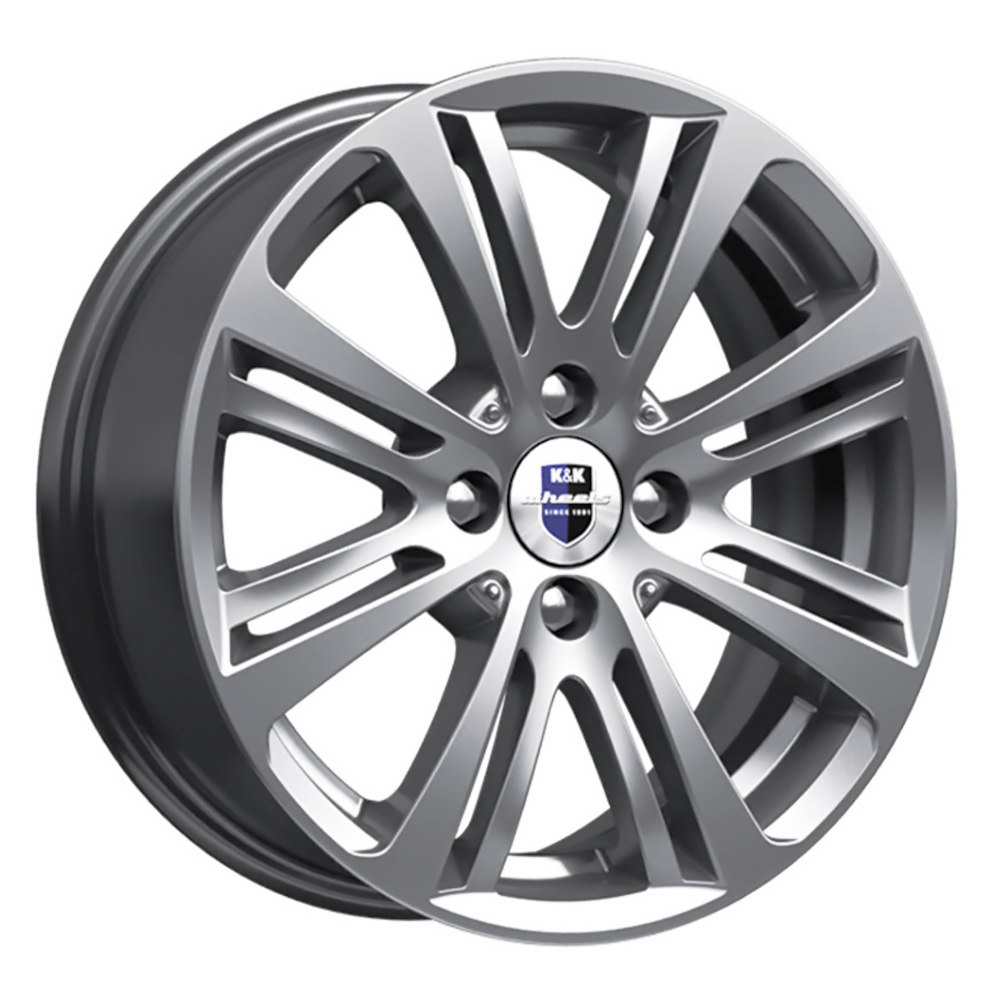 Диск литой 6,5*15 4*98 ЕТ30 58,5 КиК КС648 Беринг дарк платинум