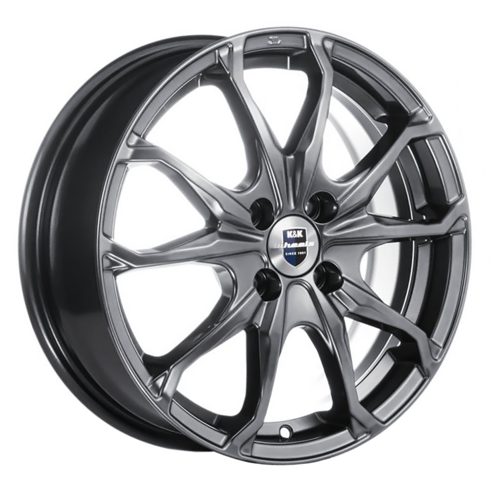 Диск литой 6,0*16 4*98 ET35 58,5 КиК Brent (КС733) Дарк платинум