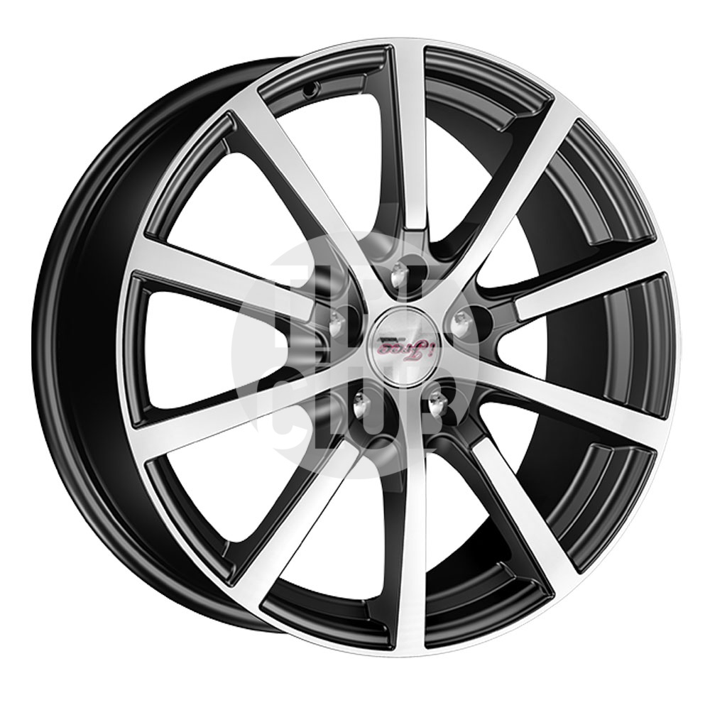 Диск литой 7,0*17 5*114,3 ET40 66,1 iFree (КИК) Big Byz блэк джек
