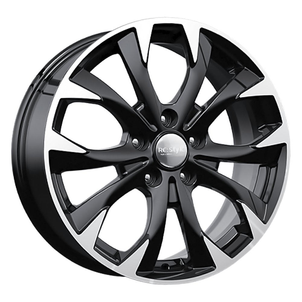 Диск литой 7,0*17 5*114,3 ET53 67,1 КиК КС740 (17_Kia Ceed) алмаз черный