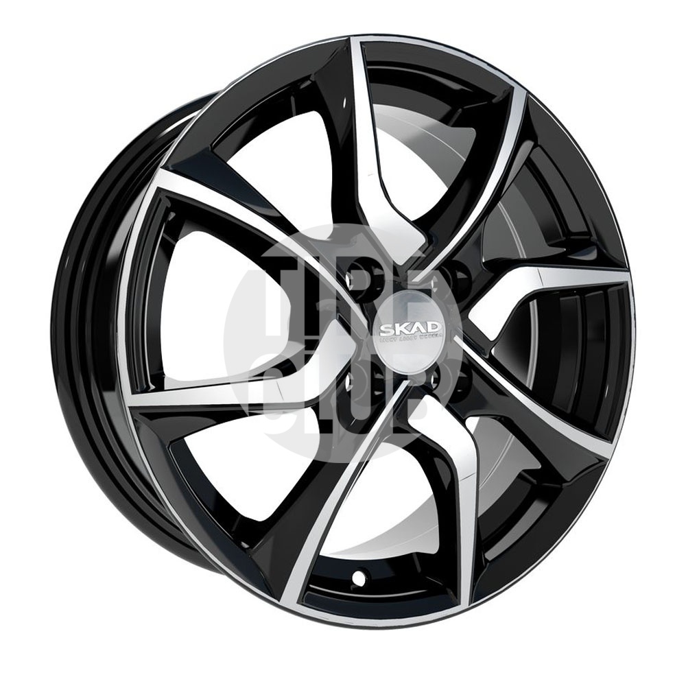 Диск литой 6,0*15 4*108 ET27 65,1 СКАД Тулон алмаз