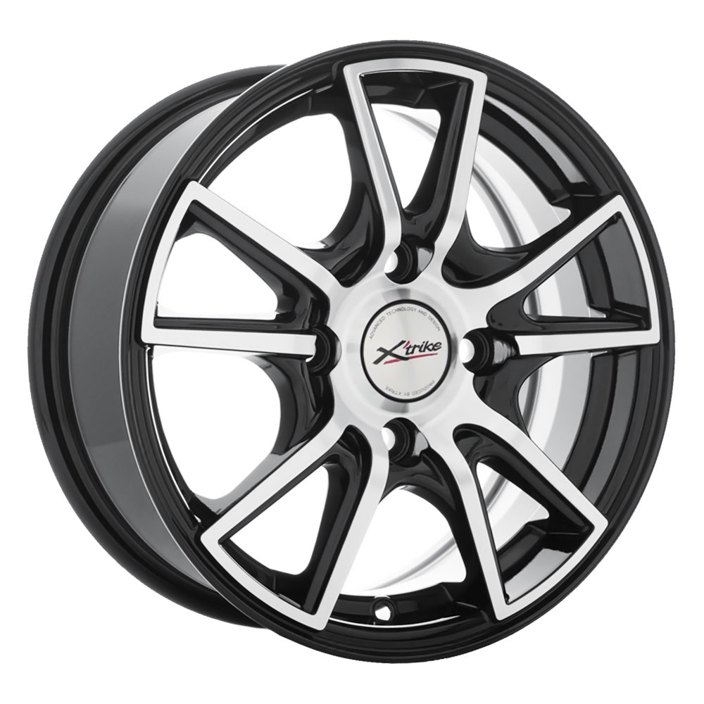 Диск литой 6,0*14 4*98 ET38 58,5 X`trike X-104 BK