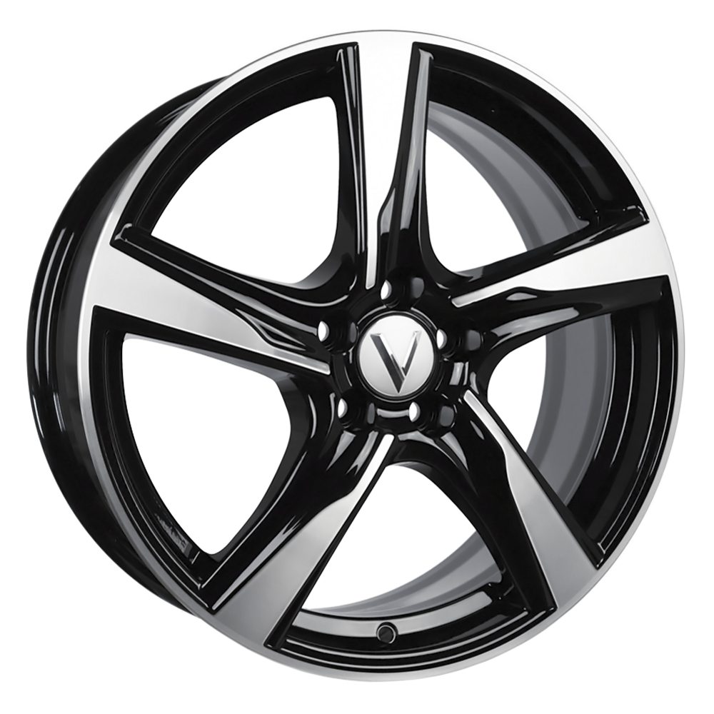 Диск литой 7*17 5*112 ET45 D57,1 Вектор B201 Алмаз черный