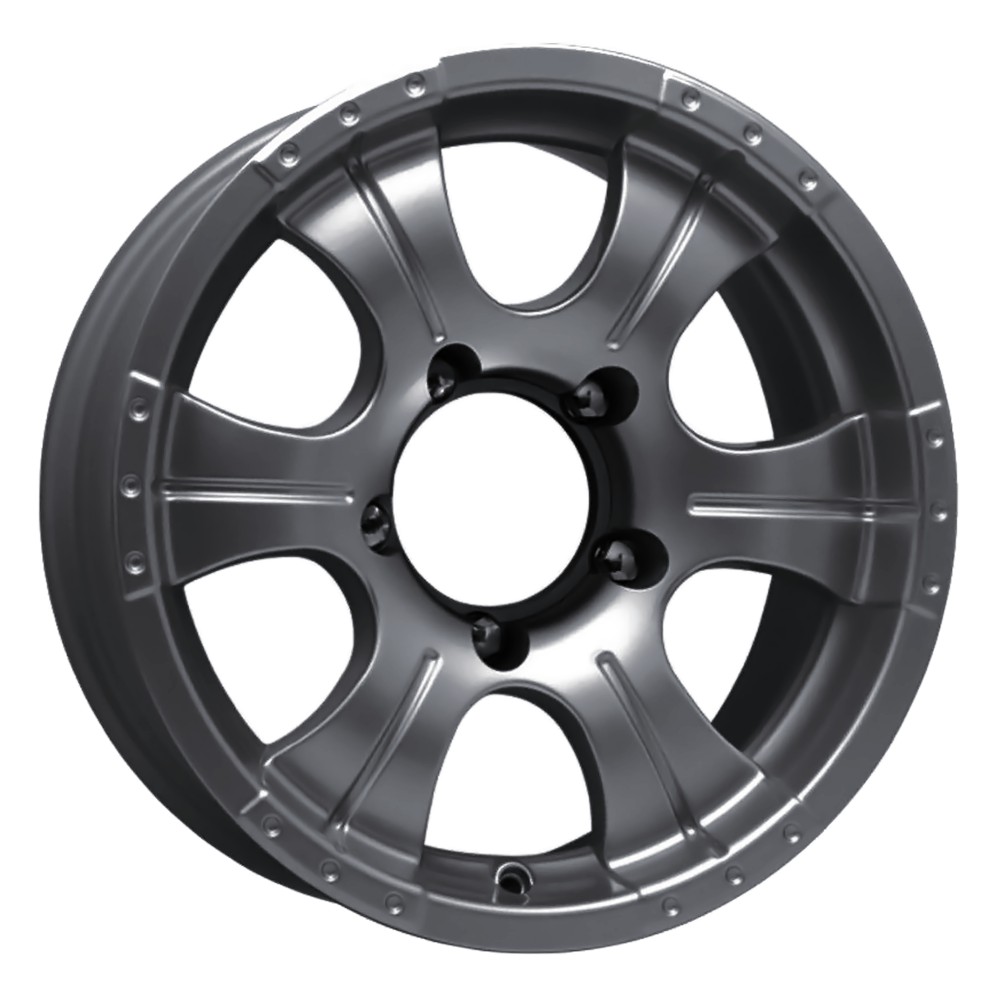 Диск литой 7,0*15 6*139,7 ET-5 108,5 КиК (КС473) Байконур Дарк платинум