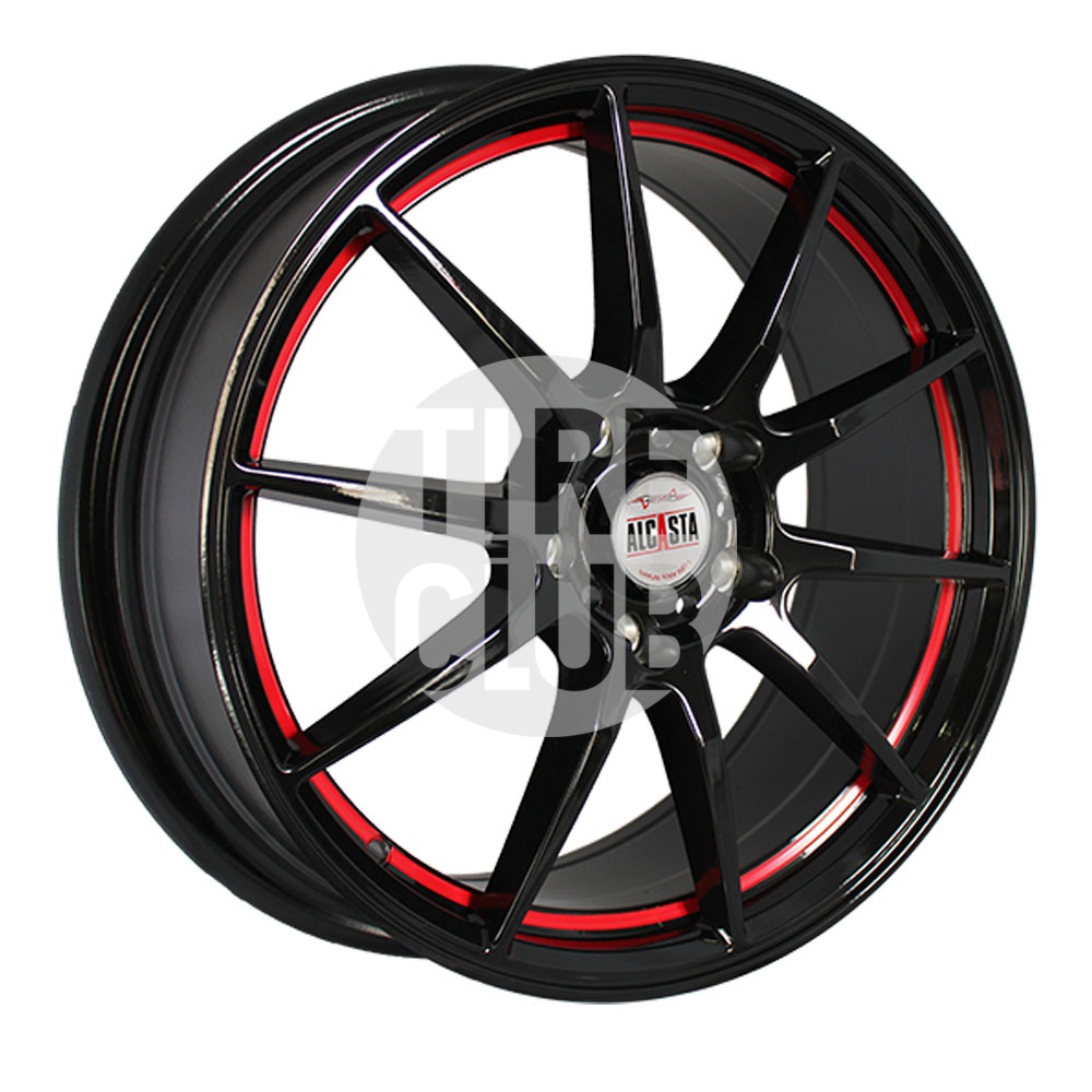 Диск литой 6,0*15 4*100 ET48 54,1 ALCASTA M23 BKRSI