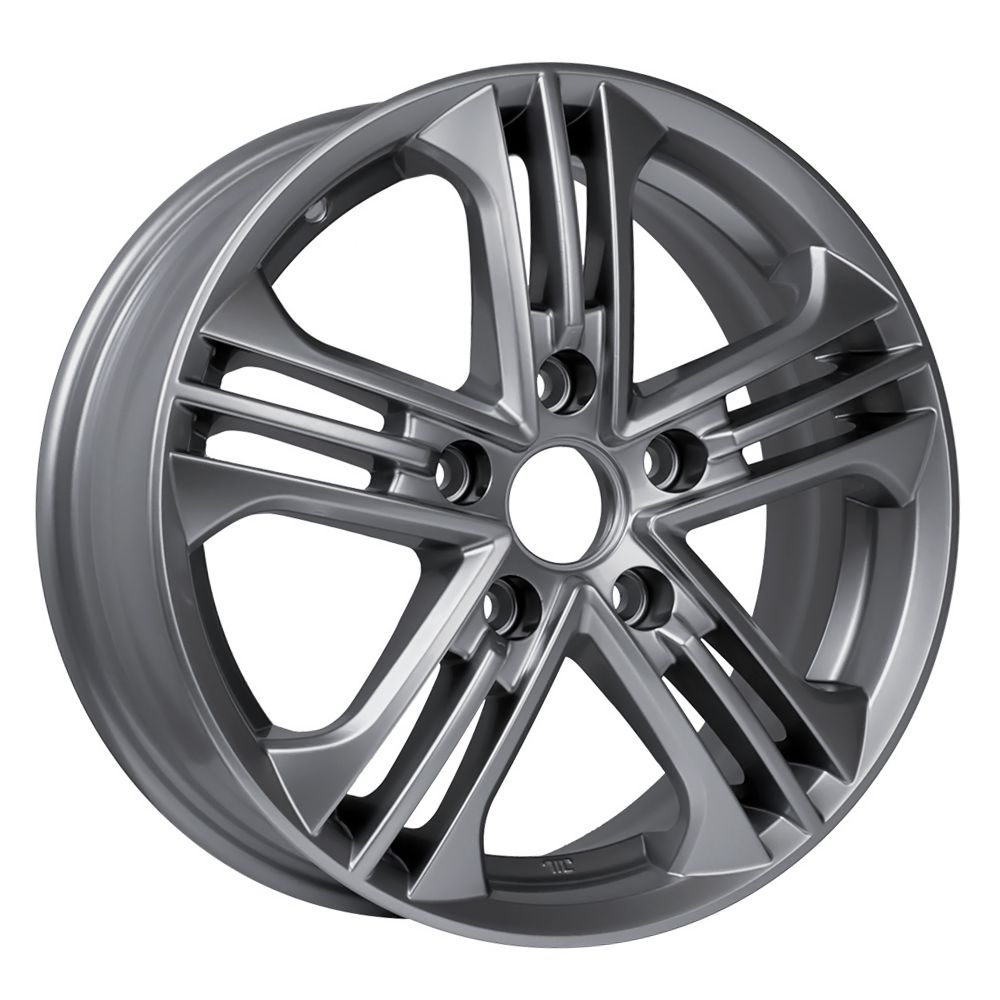 Диск литой 6,0*15 5*100 ET43 57,1 КиК Trinity-оригинал Блэк платинум