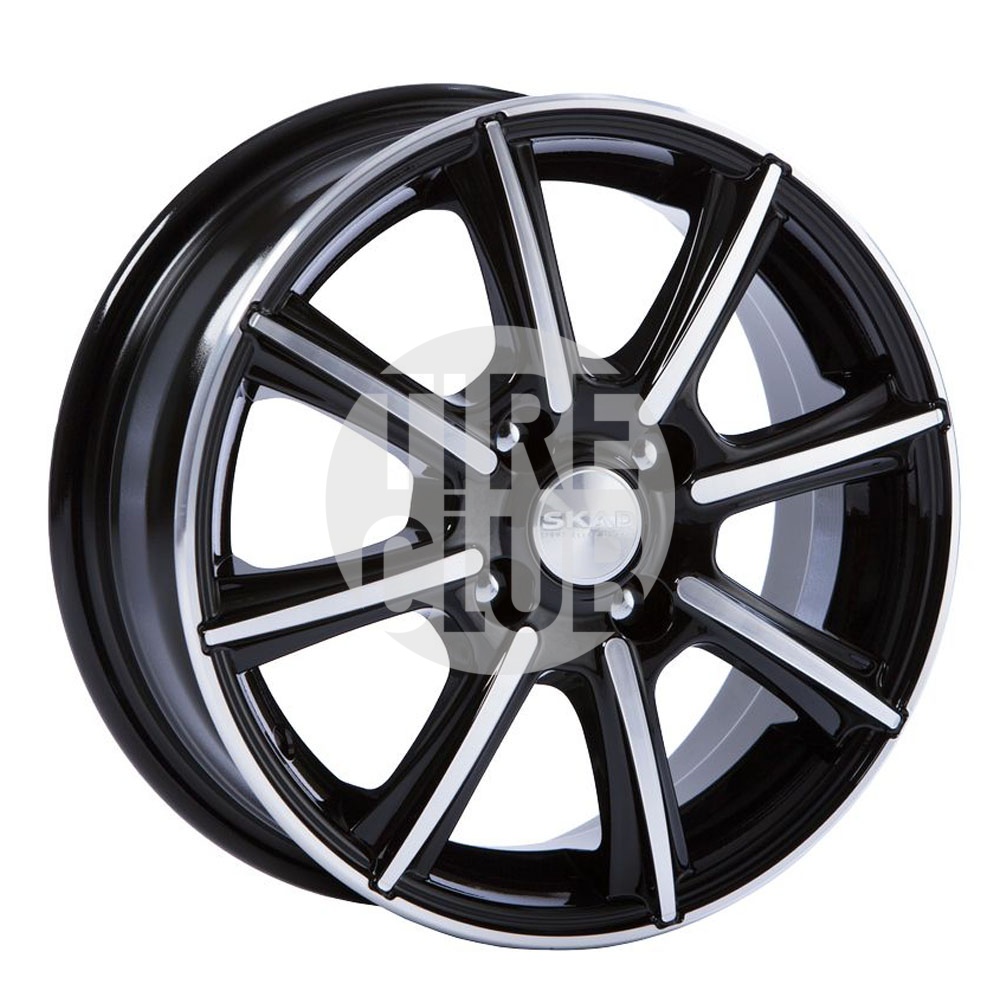 Диск литой 5,5*14 4*100 ET38 67,1 СКАД Монако Алмаз