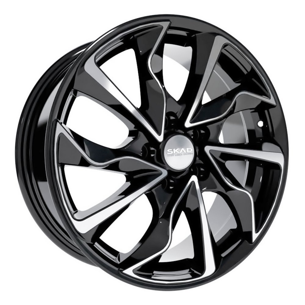 Диск литой 7,0*17 5*114,3 ET47 67,1 СКАД Marseille алмаз