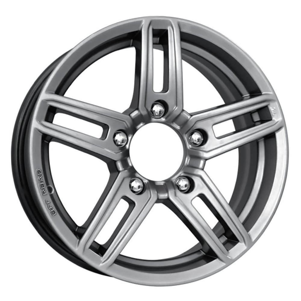 Диск литой 6,5*16 5*139,7 ET40 98 КиК Дон (КС588) Дарк платинум