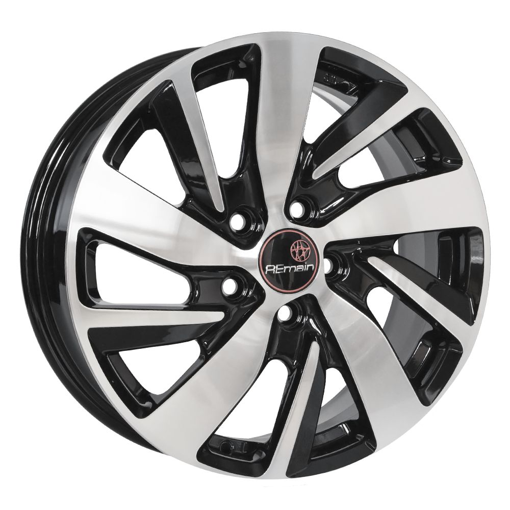 Диск литой 6,5*16 5*112 ET50 D57,1 Remain R166 (A 16_Golf) Алмаз черный