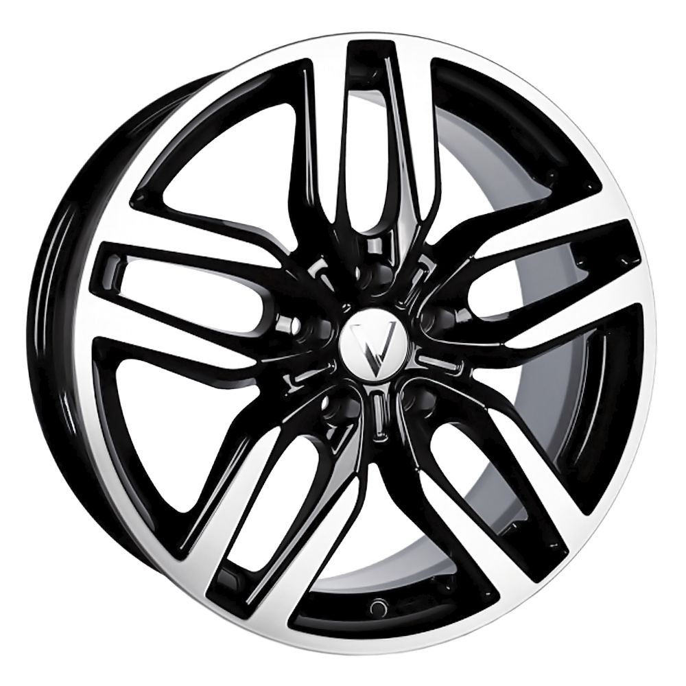 Диск литой 7,5*18 5*114,3 ET45 D60,1 Вектор B212 Алмаз черный