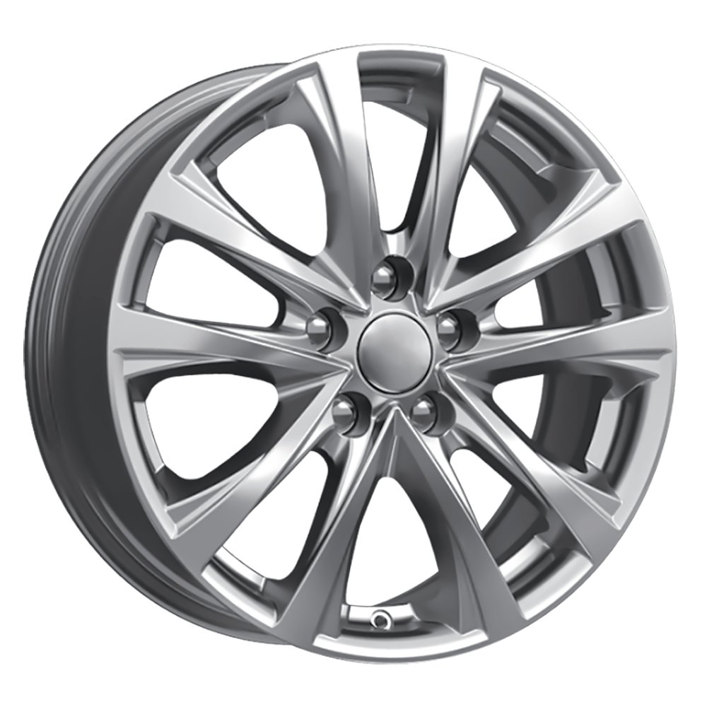 Диск литой 7,0*17 5*114,3 ET45 67,1 КиК КС776 (ZV i40) Дарк платинум