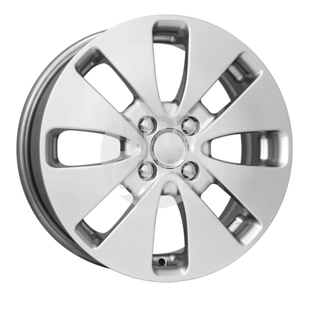 Диск литой 6,0*15 4*100 ET48 54,1 КиК КС582 (15_Rio) блэк платинум