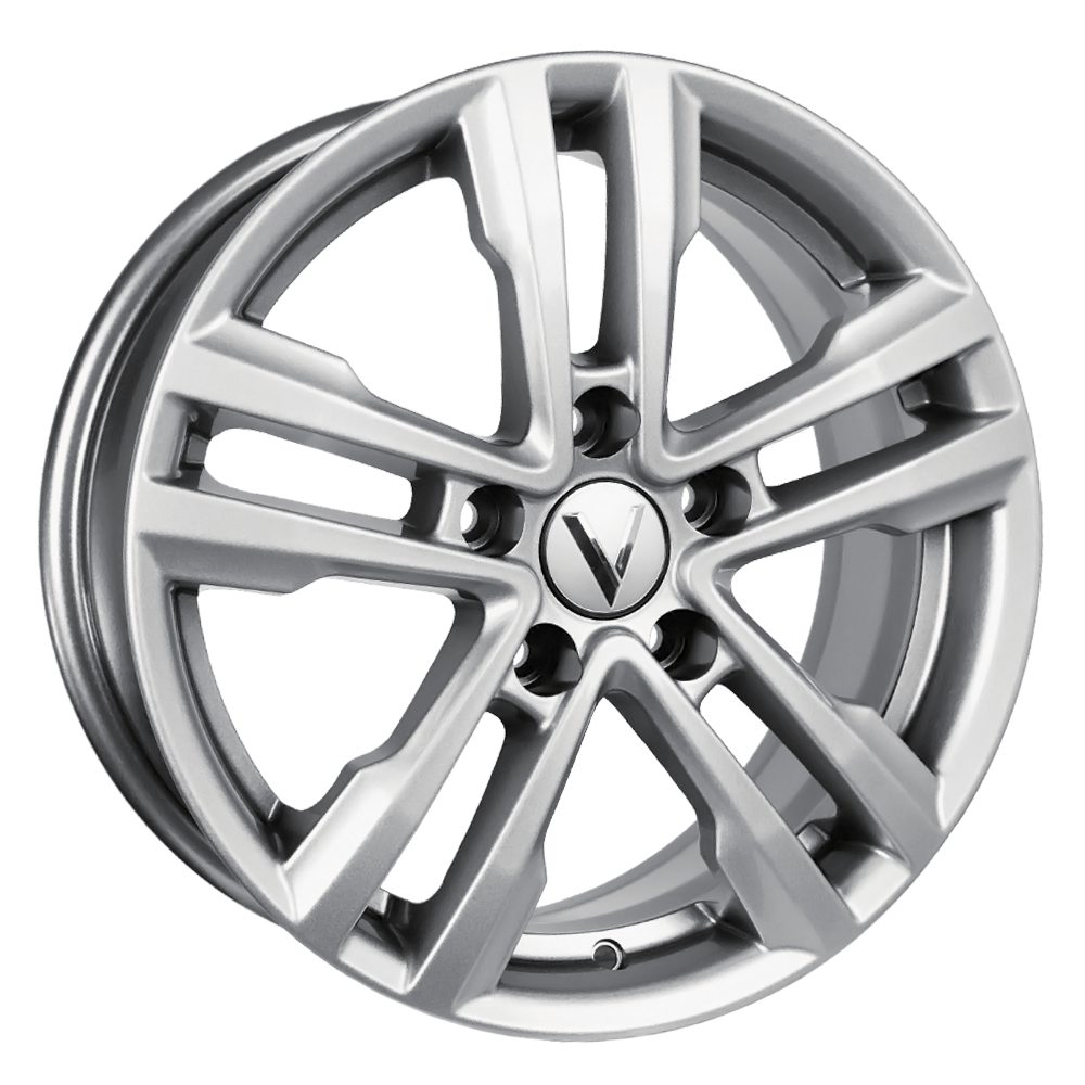 Диск литой 6,5*16 5*114,3 ET50 D66,1 Вектор B197 Сильвер