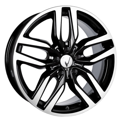 Диск литой 7,5*18 5*108 ET40 D63,35 Вектор B211 Алмаз черный