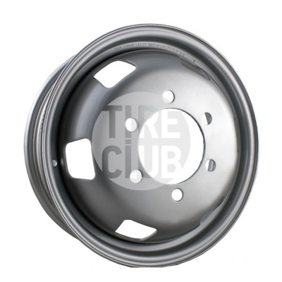 Диск штампованный 5,5*16 6*170 ET105 130,1 TREBL LT2883D Silver (Газель)