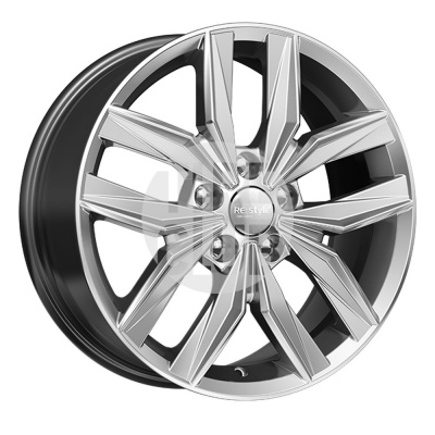 Диск литой 7,0*17 5*114,3 ET45 66,1 КиК КС774 (17_X-Trail) Дарк платинум