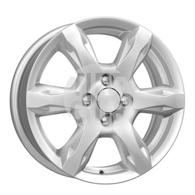 Диск литой 6,0*15 4*100 ET50 60,1 КиК КС693 (15_Almera G11) сильвер