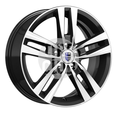 Диск литой 6,5*16 5*114,3 ET50 66,1 КиК КС865 Rassvet алмаз черный SK