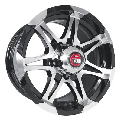 Диск литой 7*16 5*139,7 ET0 108,5 Ё-wheels E26 BKF