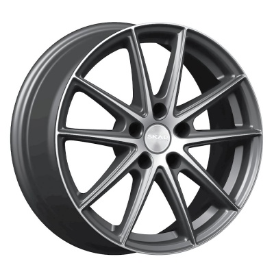 Диск литой 7,0*17 5*114,3 ET45 67,1 СКАД Амстердам алмаз