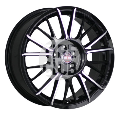Диск литой 6,0*15 4*100 ET48 54,1 ALCASTA M33 BKF