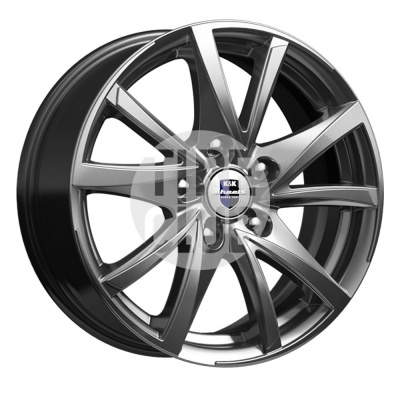 Диск литой 6,5*15 4*100 ЕТ40 60,1 КиК КС546 Игуана дарк платинум