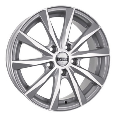 Диск литой 6,5*16 5*114,3 ET40 66,1 Азов-Tech Tech Line NEO 651 Silver