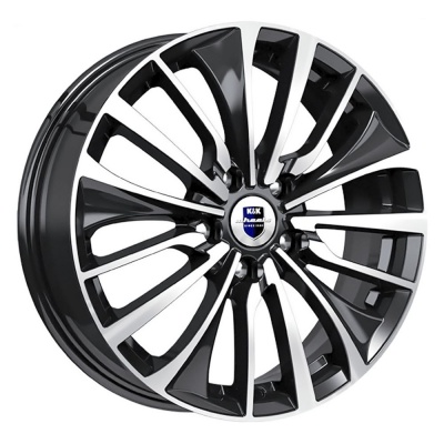 Диск литой 6,5*17 5*114,3 ET49 67,1 КиК Flanker-оригинал (КС751) Алмаз черный