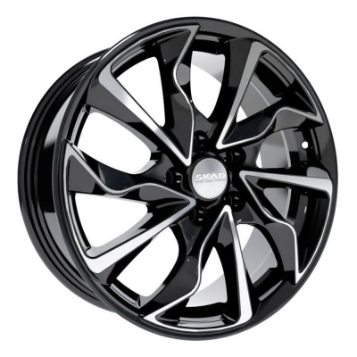 Диск литой 7,0*17 5*112 ET40 57,1 СКАД Marseille алмаз