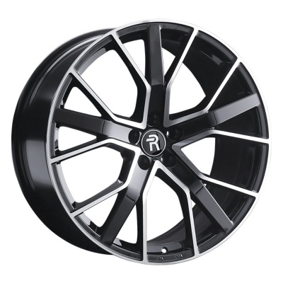 Диск литой 9,5*21 5* 112 ЕТ31 66,6 Replay VV242 BKF