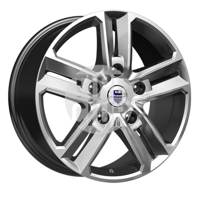 Диск литой 8,0*18 5*114,3 ET50 66,1 КиК КС763 Backfire Дарк платинум