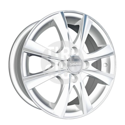 Диск литой 5,5*14 4*100 ET38 67,1 СКАД Мальта Алмаз-белый