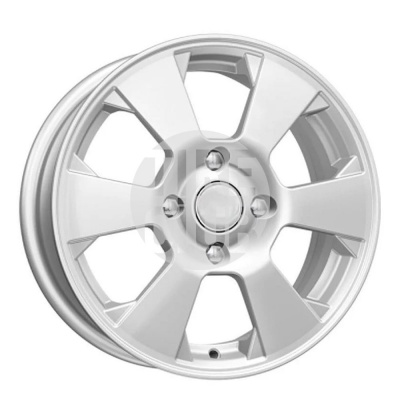 Диск литой 6,0*15 4*100 ET40 60,1 КиК КС718 (ZV 15_Logan 2) сильвер