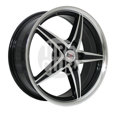 Диск литой 6,5*17 5*114,3 ET40 66,1 Alcasta M13 BKF