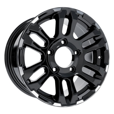 Диск литой 7,0*16 5*139,7 ET40 98,5 СКАД Тайга черный бархат