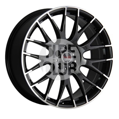 Диск литой 7,0*17 5*114,3 ET40 66,1 Replika LA NS535 BKF