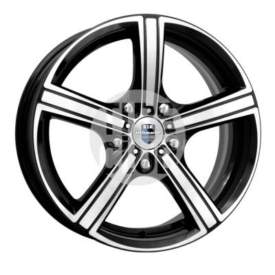 Диск литой 6,5*16 5*105 ET39 56,6 КиК Спринт-оригинал алмаз черный