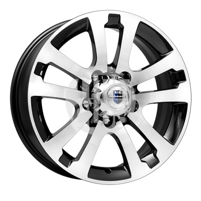 Диск литой 7,0*18 5*139,7 ET35 108,5 КиК Сахара Patriot алмаз черный КС714