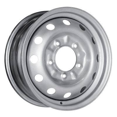 Диск штампованный 5,5*16 5*139,7 ET52 98 ТЗСК (Lada Niva 2121) серебро